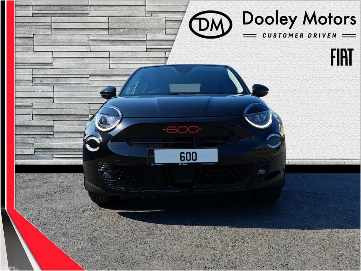 Fiat 600 Hatchback, Electric, 2025, Black