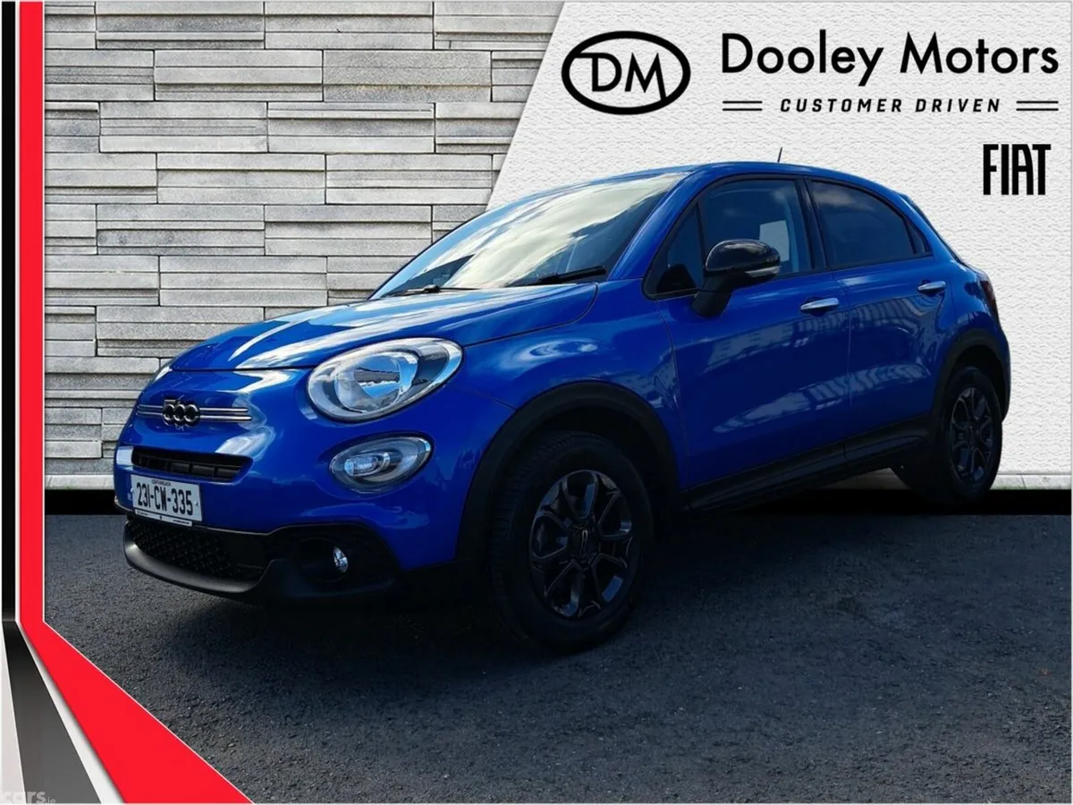 Fiat 500X SUV, Petrol Hybrid, 2023, Blue