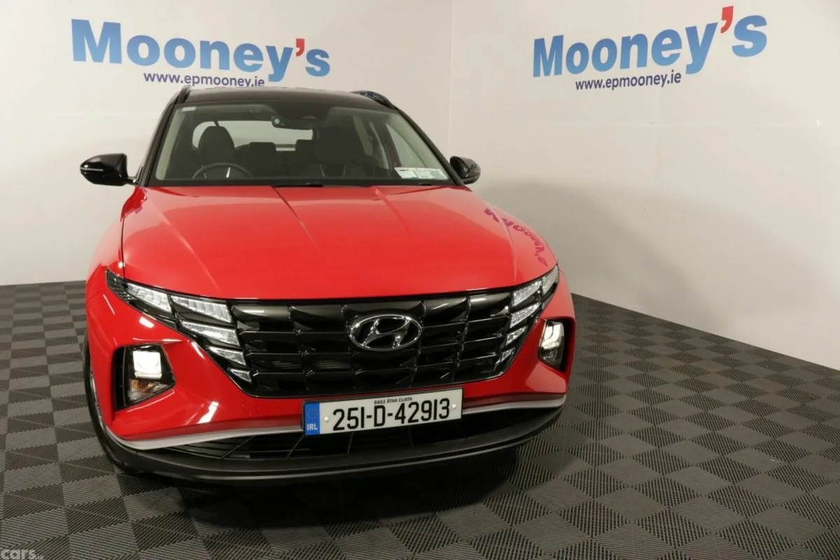 Hyundai Tucson SUV, Petrol Hybrid, 2025, Red