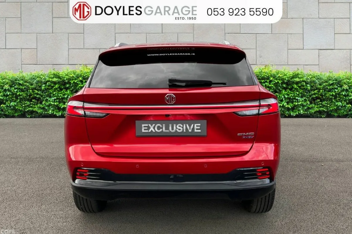 MG HS SUV, Petrol Plug-in Hybrid, 2027, Red