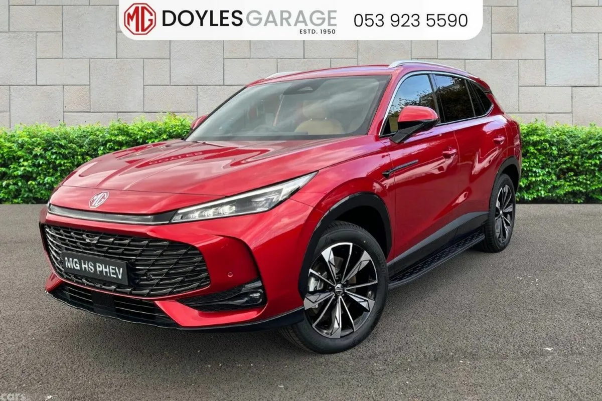 MG HS SUV, Petrol Plug-in Hybrid, 2027, Red