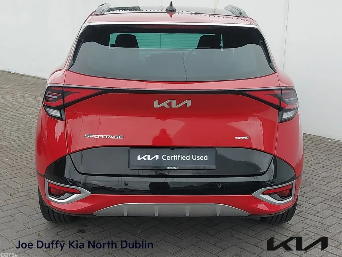 Kia Sportage SUV, Diesel Hybrid, 2024, Red