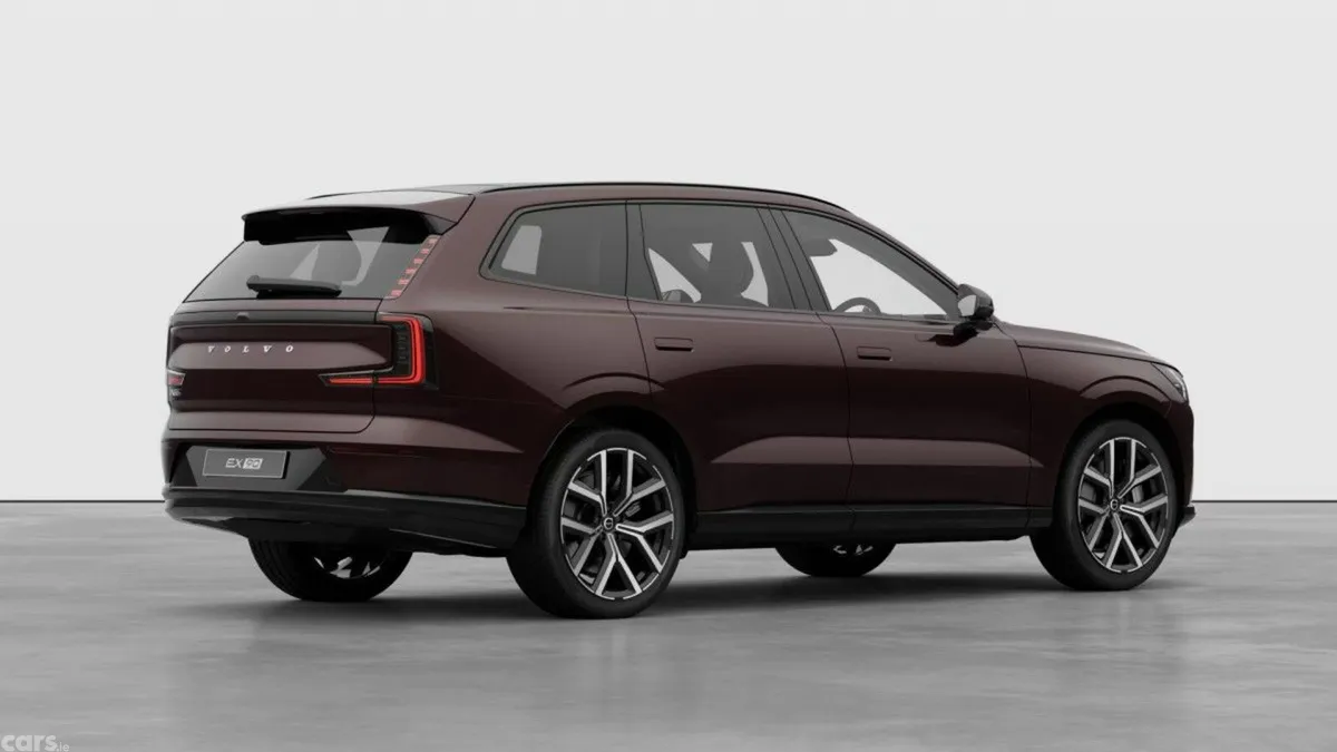 Volvo EX90 SUV, Electric, 2027, Red
