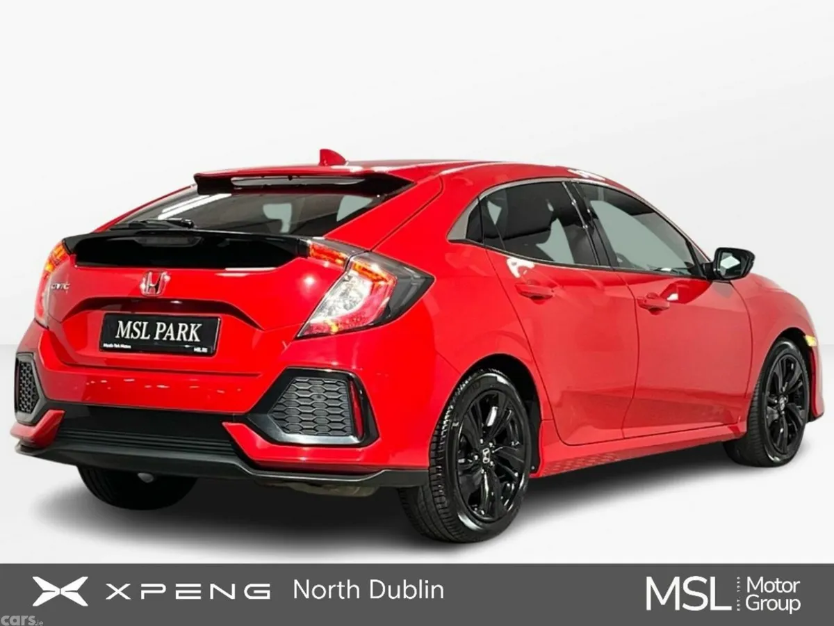 Honda Civic Hatchback, Petrol, 2019, Red
