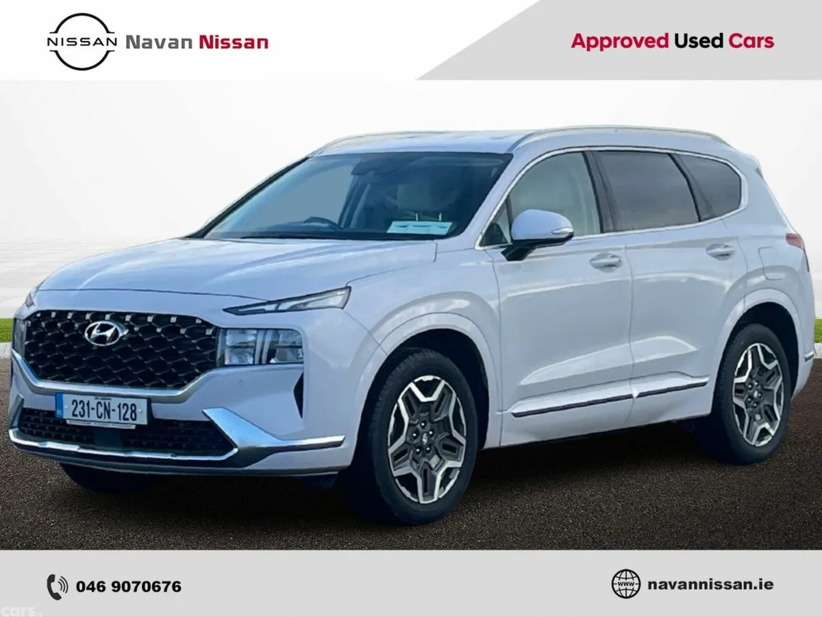 Hyundai Santa Fe SUV, Petrol Plug-in Hybrid, 2023, White