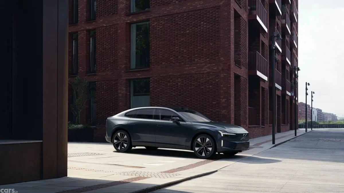 Volvo ES90 Saloon, Electric, 2027, Blue