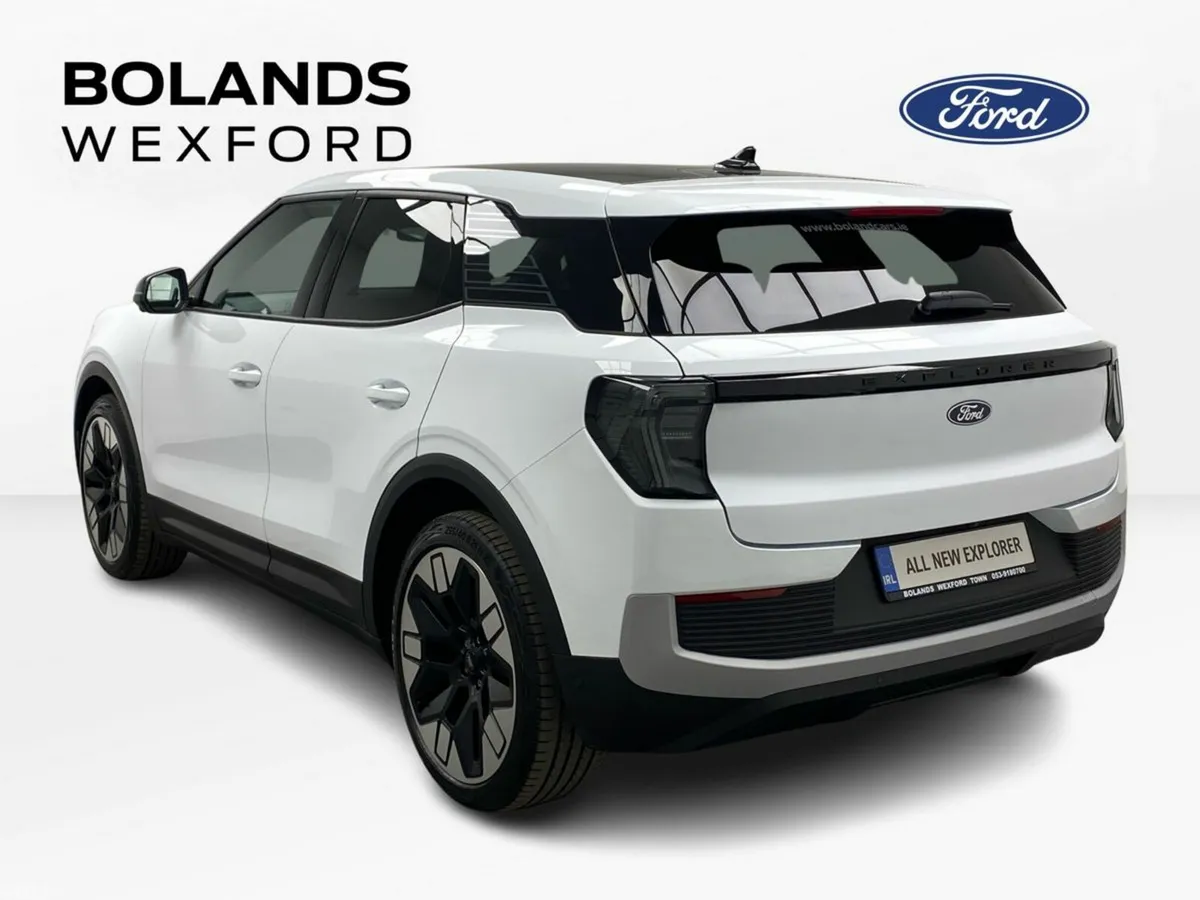 Ford Explorer SUV, Electric, 2026, White