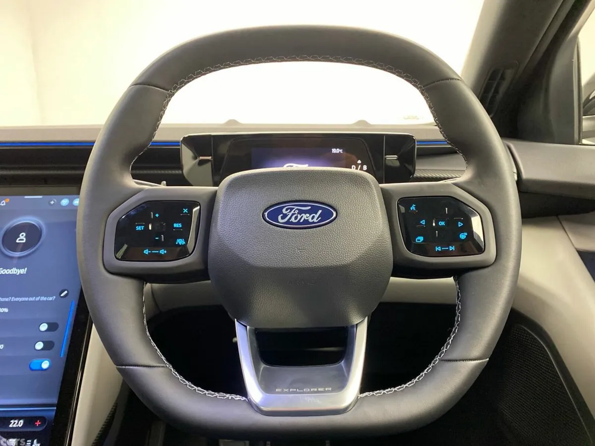 Ford Explorer SUV, Electric, 2026, White