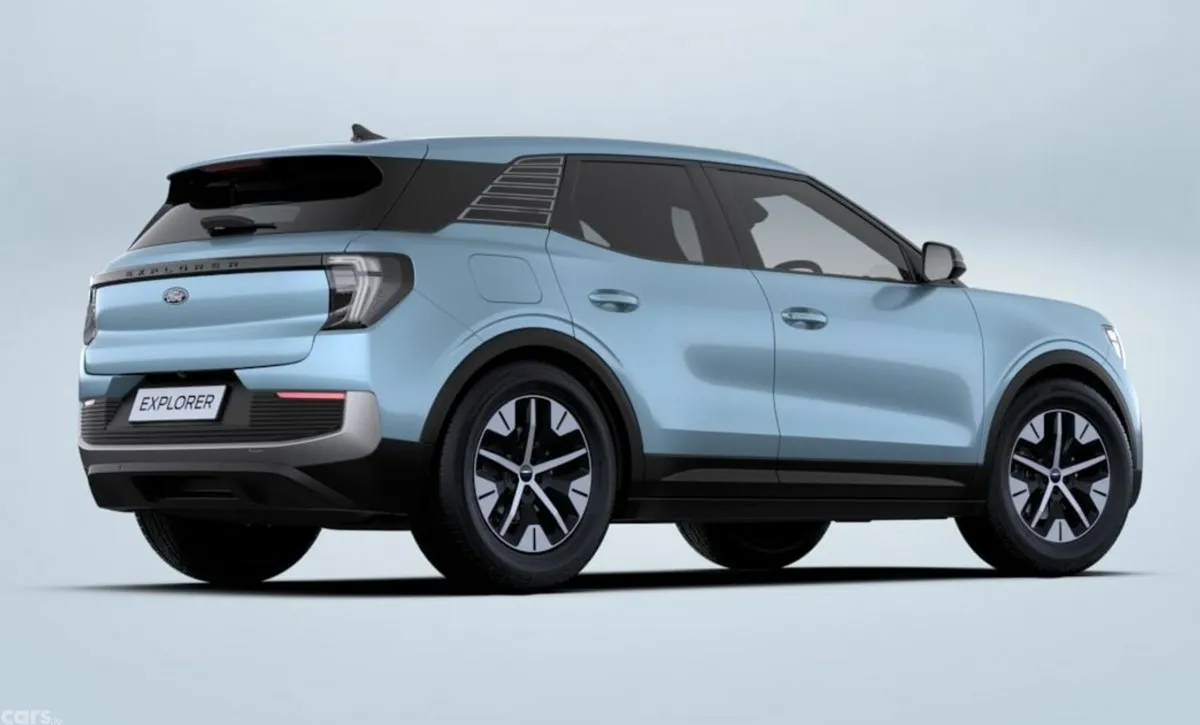Ford Explorer SUV, Electric, 2026, Blue
