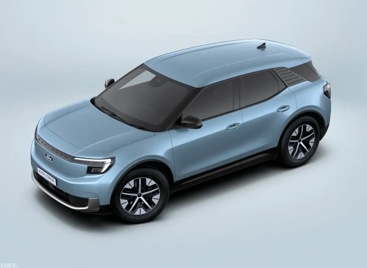 Ford Explorer SUV, Electric, 2026, Blue