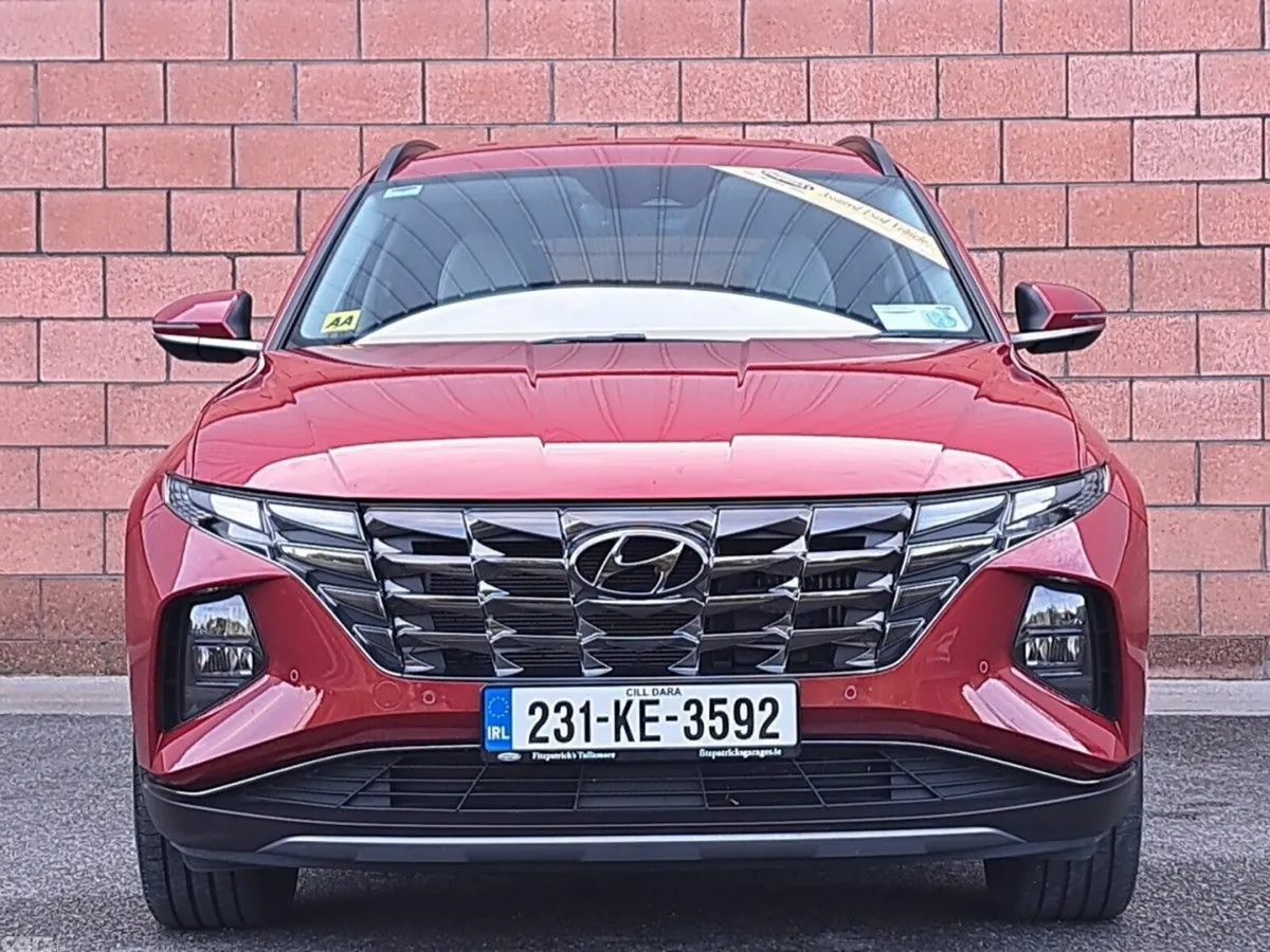 Hyundai Tucson SUV, Petrol Hybrid, 2023, Red