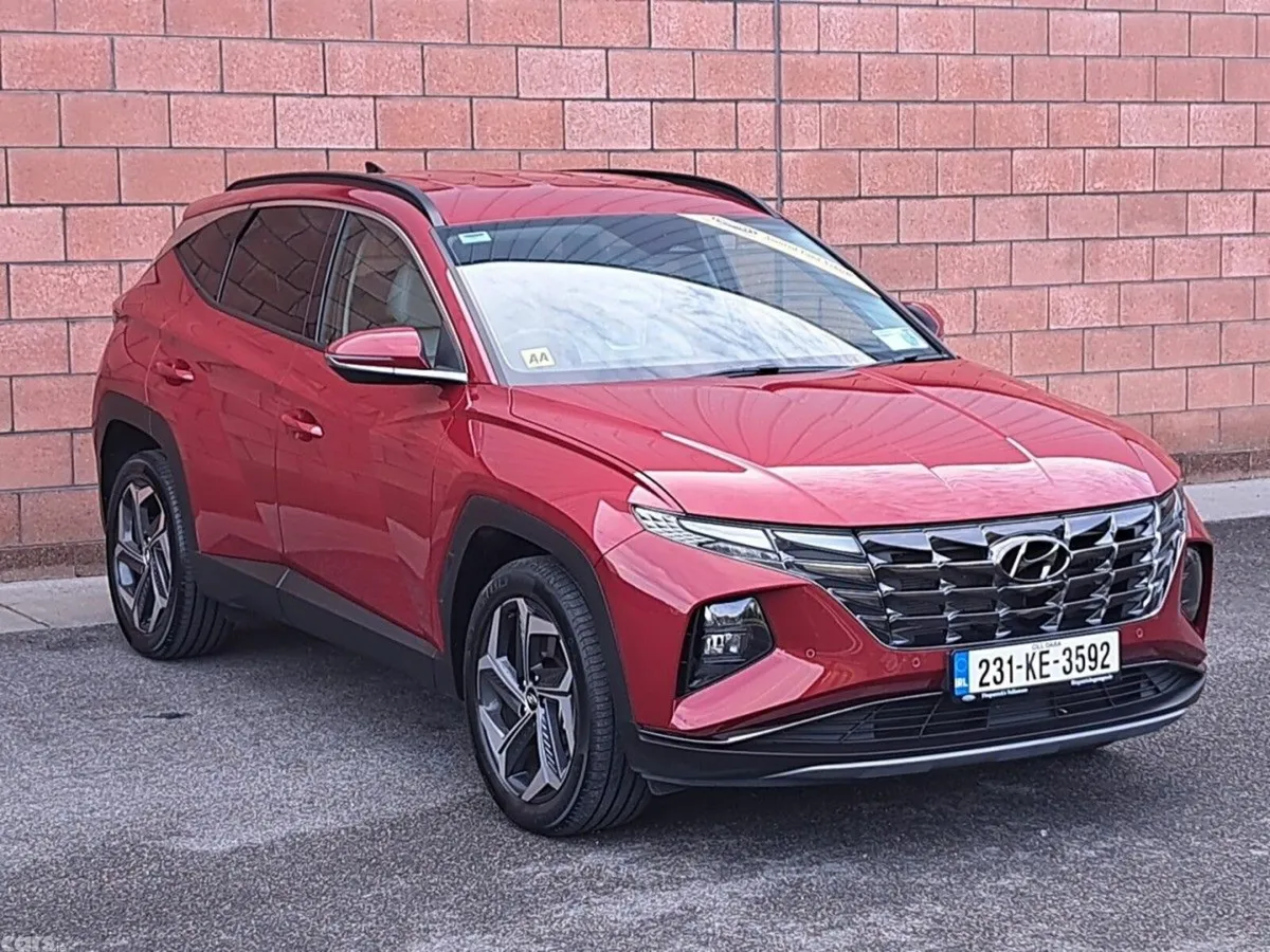 Hyundai Tucson SUV, Petrol Hybrid, 2023, Red