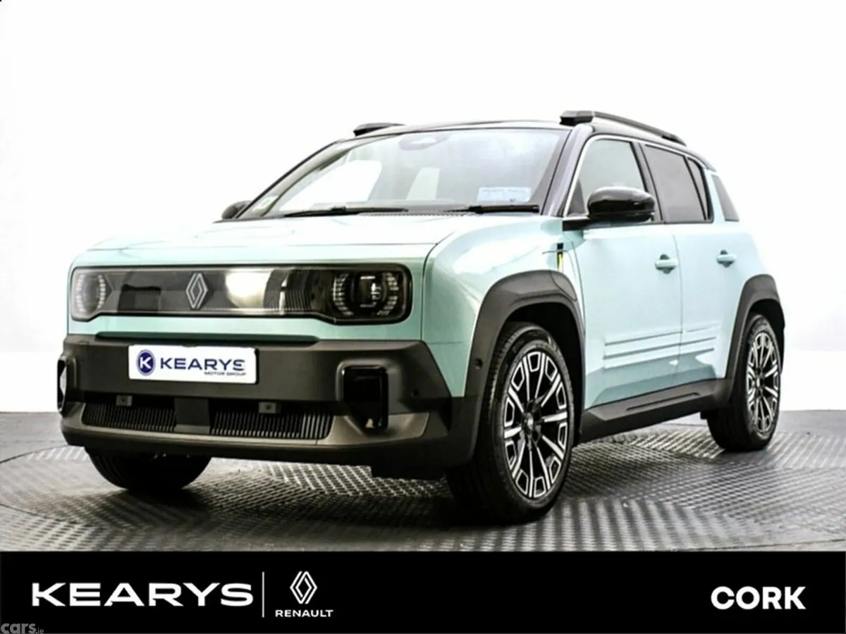 Renault 4 SUV, Electric, 2027, Green