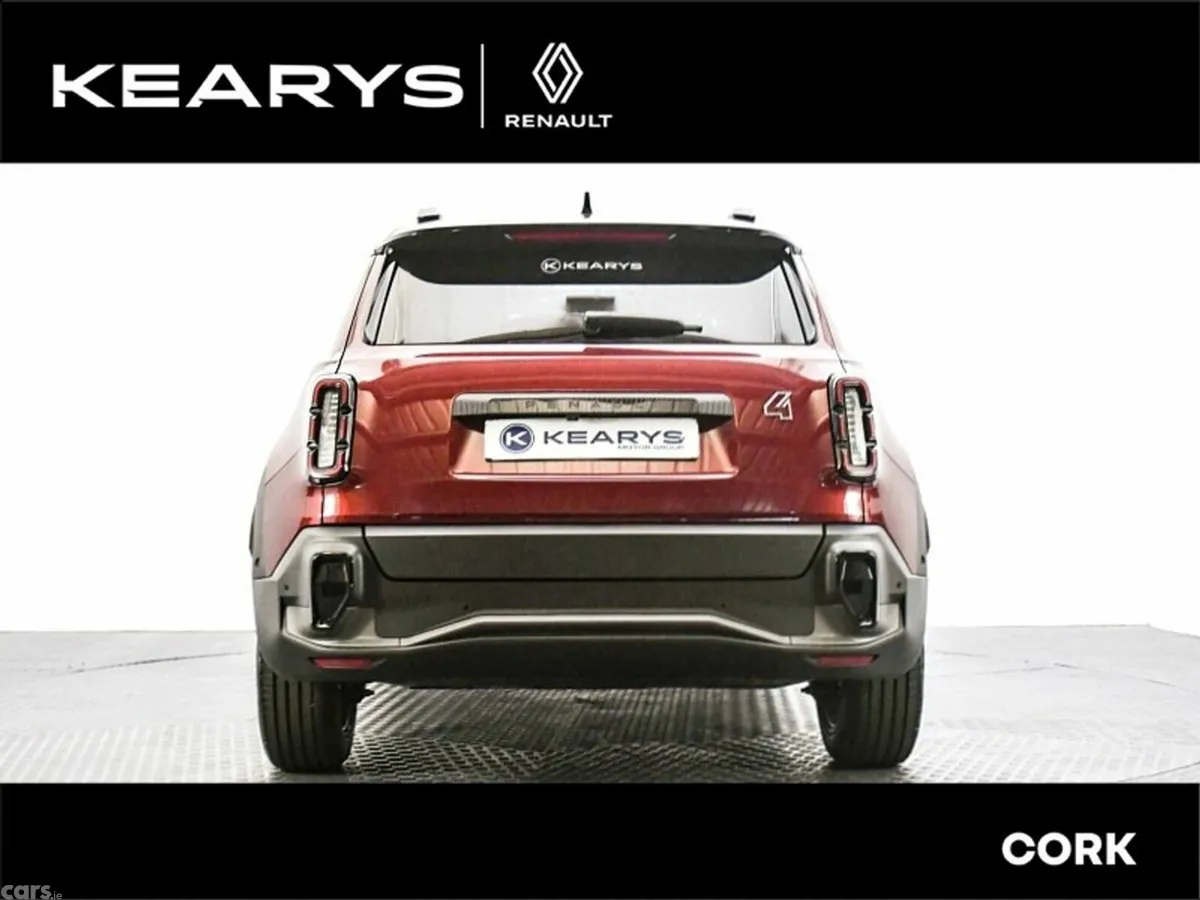 Renault 4 SUV, Electric, 2027, Red