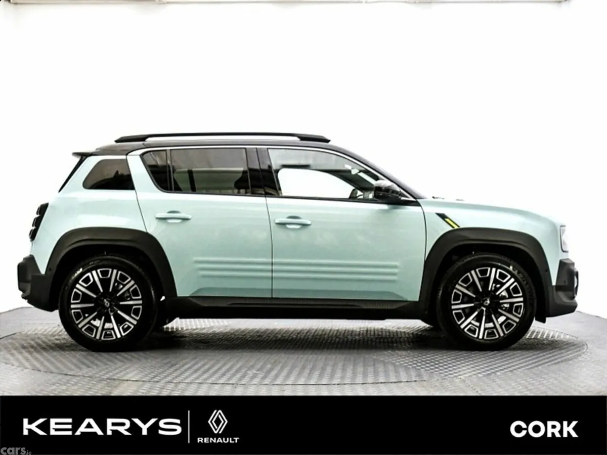 Renault 4 SUV, Electric, 2027, Green