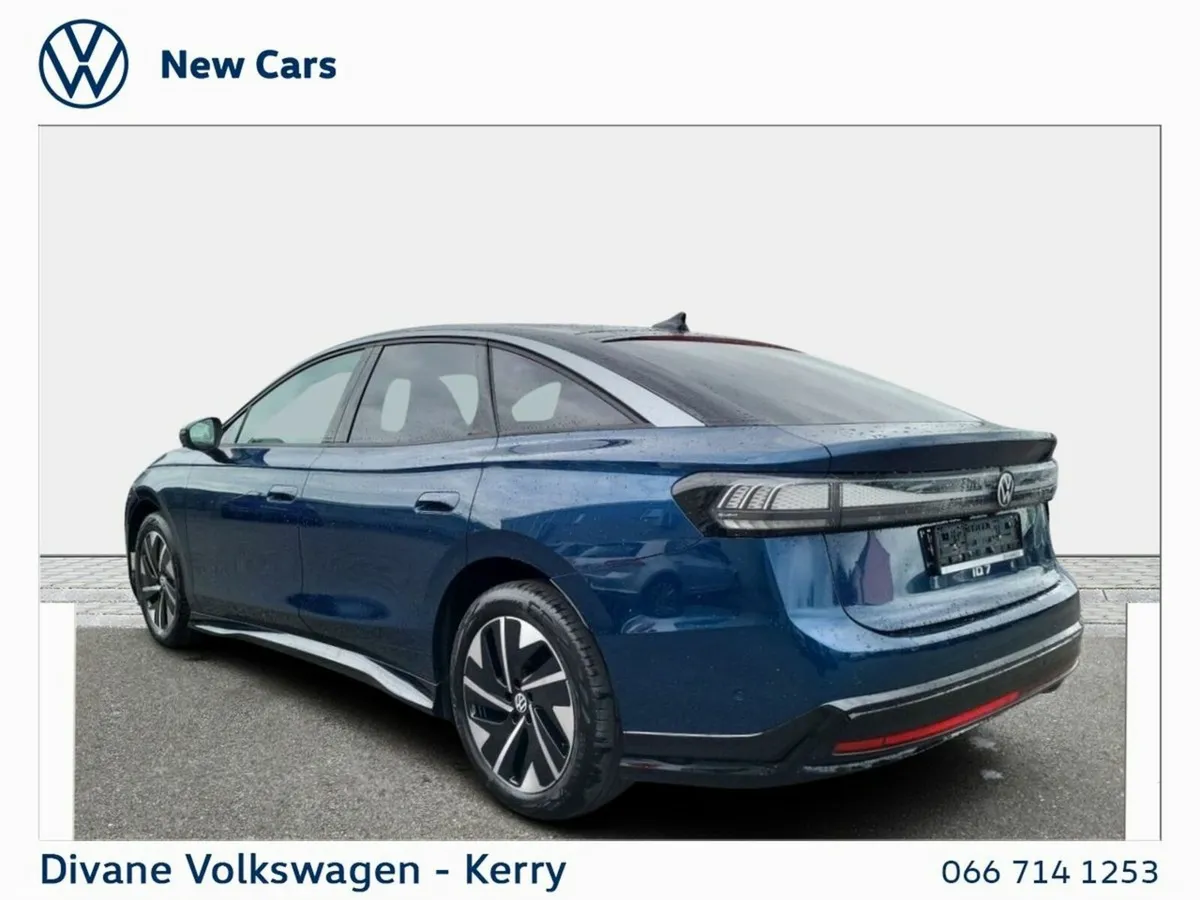 Volkswagen ID.7 Saloon, Electric, 2027, Blue