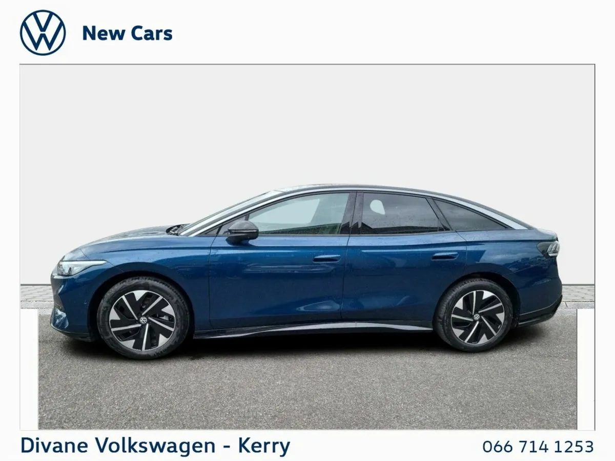 Volkswagen ID.7 Saloon, Electric, 2027, Blue