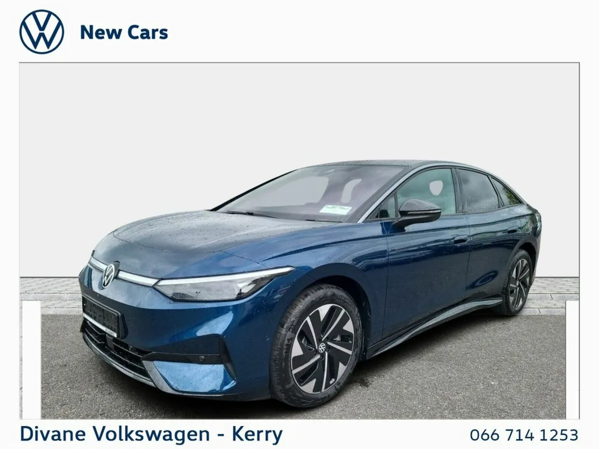 Volkswagen ID.7 Saloon, Electric, 2027, Blue