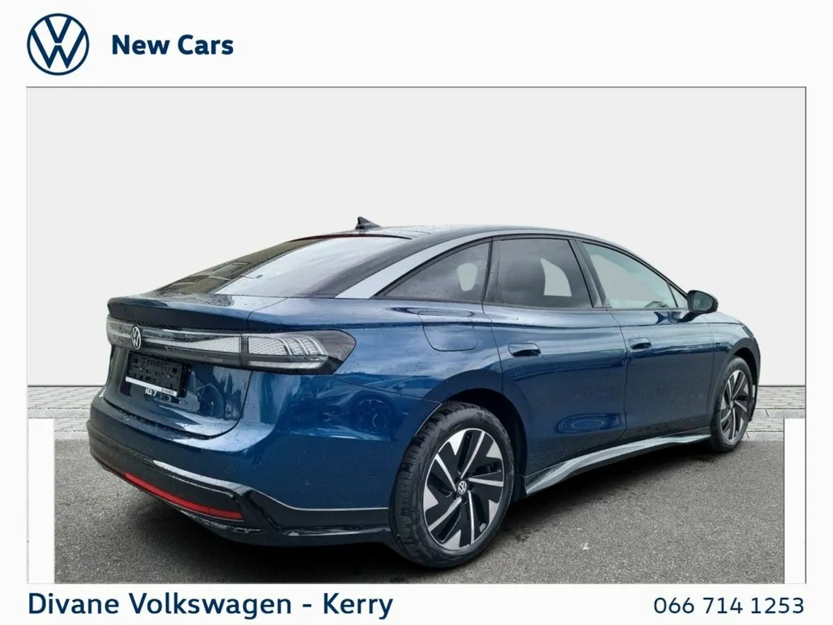 Volkswagen ID.7 Saloon, Electric, 2027, Blue