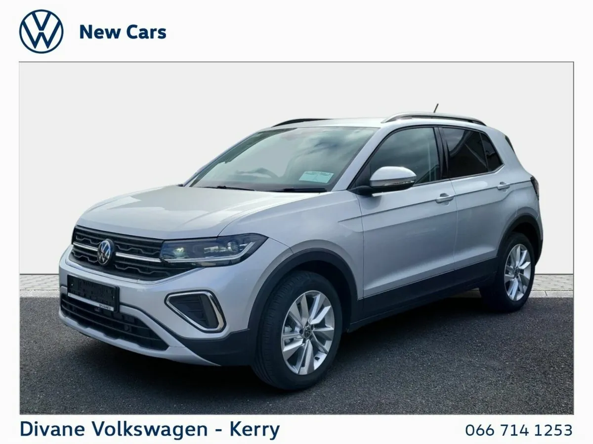 Volkswagen T-Cross SUV, Petrol, 2027, Silver