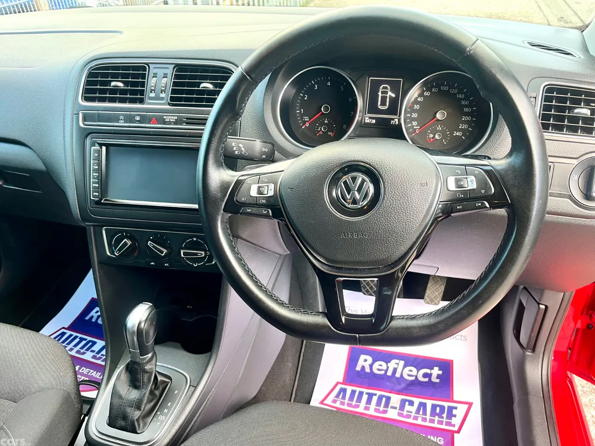 Volkswagen Polo Hatchback, Petrol, 2015, Red