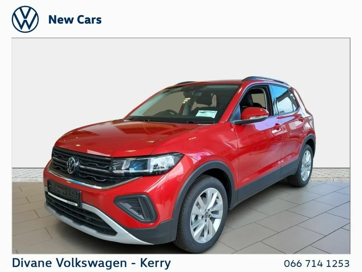 Volkswagen T-Cross SUV, Petrol, 2026, Red