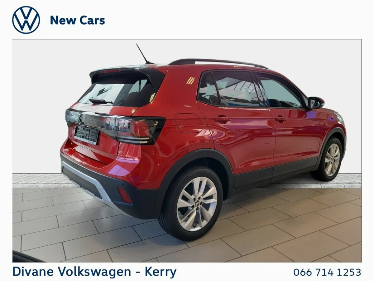 Volkswagen T-Cross SUV, Petrol, 2026, Red