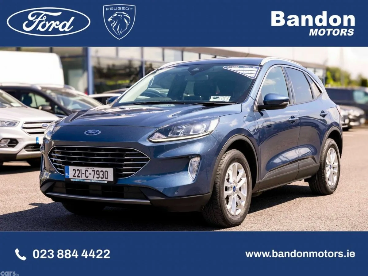 Ford Kuga SUV, Petrol Hybrid, 2022, Blue