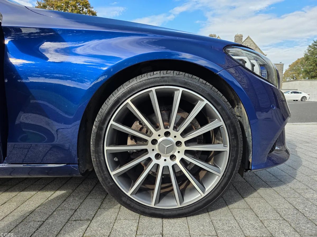 Mercedes-Benz C-Class Estate, Petrol Hybrid, 2020, Blue