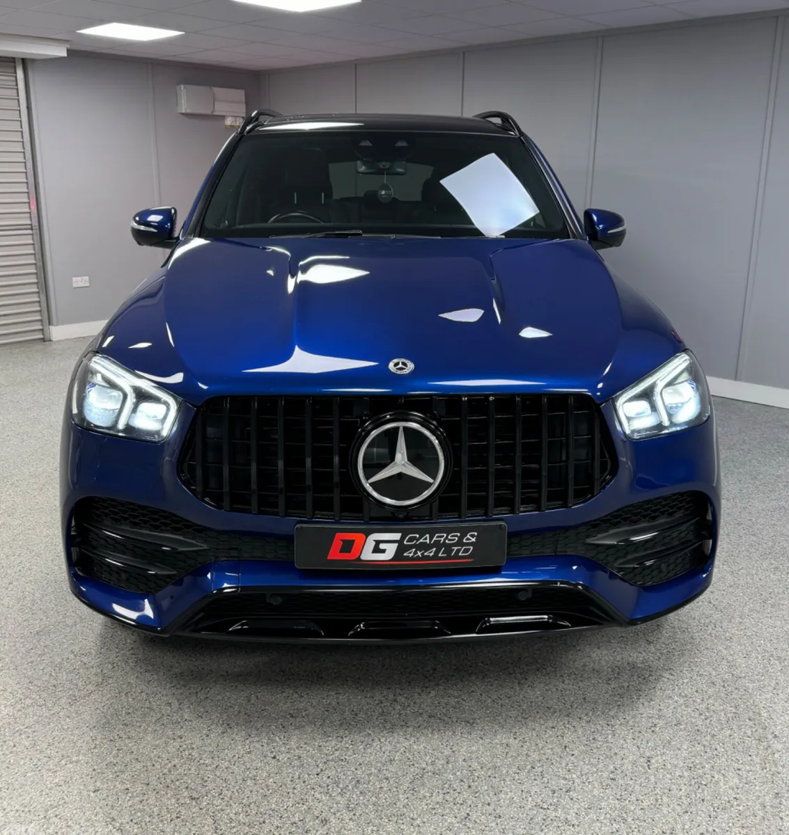 Mercedes-Benz GLE SUV, Diesel Hybrid, 2021, Blue
