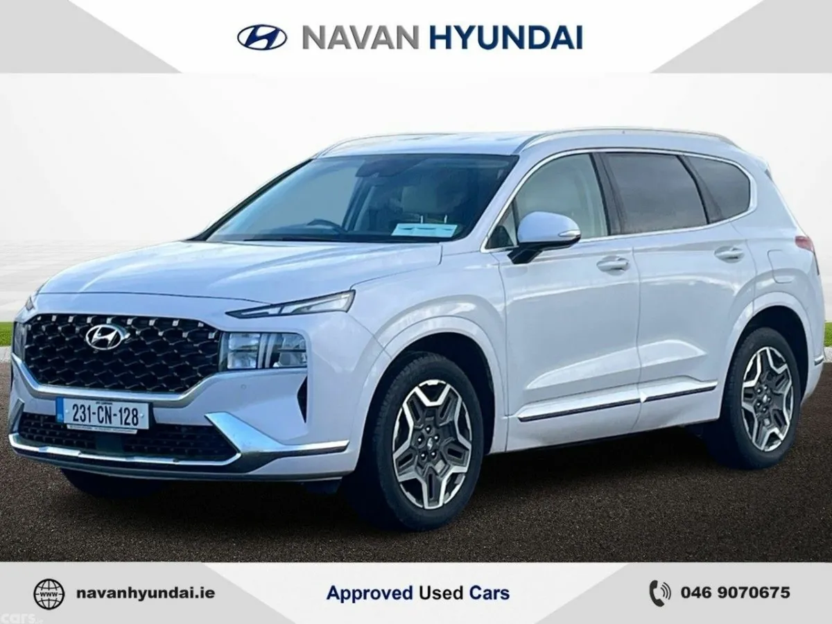 Hyundai Santa Fe SUV, Petrol Plug-in Hybrid, 2023, White