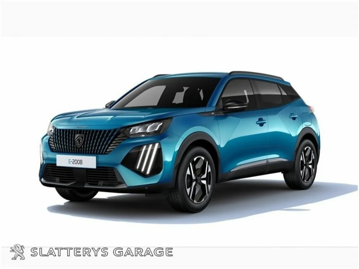 Peugeot 2008 SUV, Petrol Hybrid, 2026, Blue
