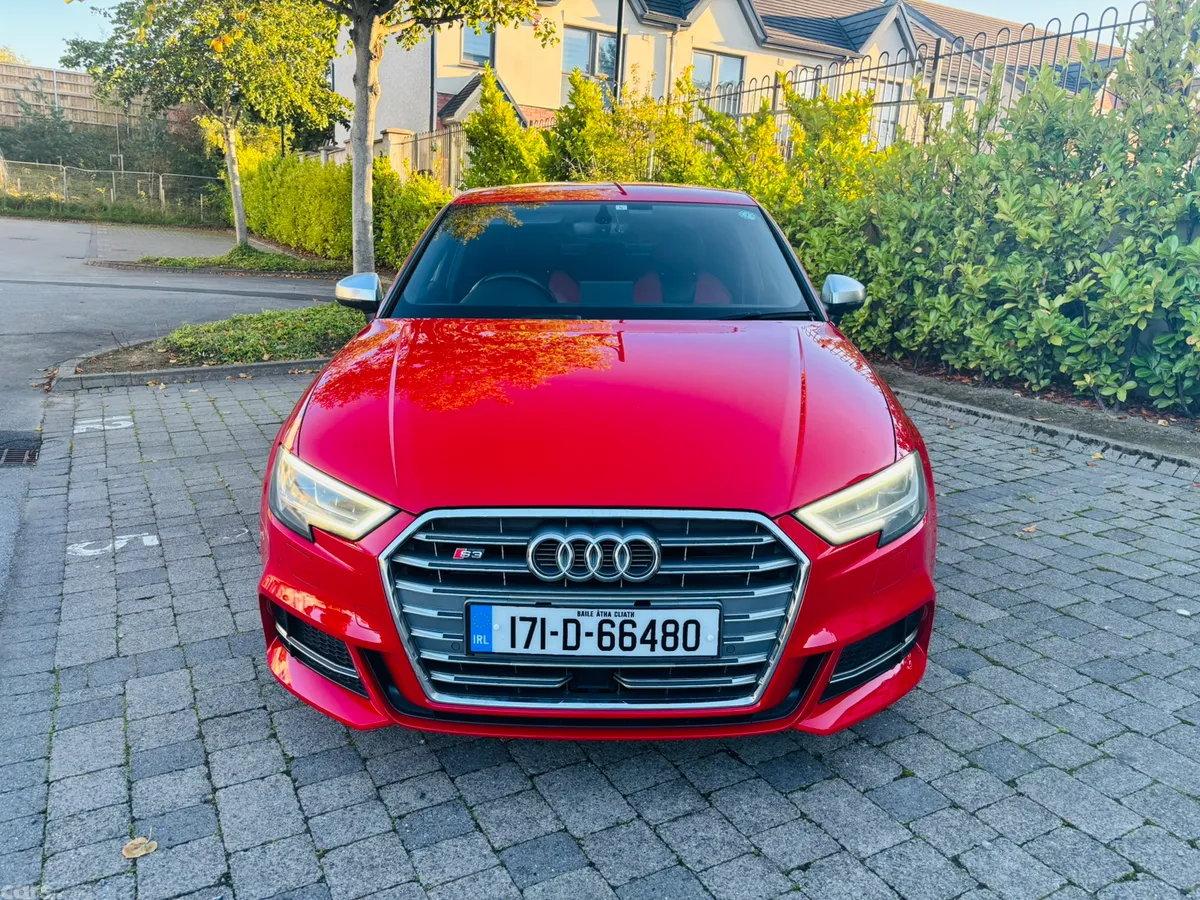 Audi S3 Saloon, Petrol, 2017, Red