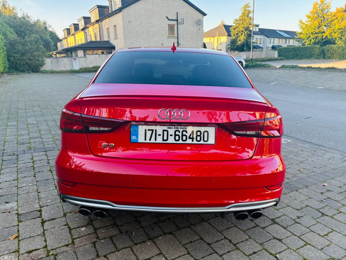 Audi S3 Saloon, Petrol, 2017, Red