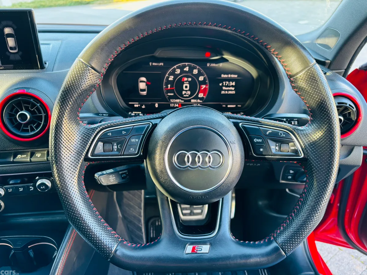Audi S3 Saloon, Petrol, 2017, Red