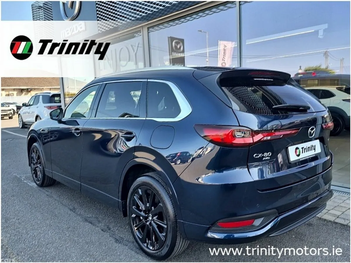 Mazda CX-80 SUV, Petrol Plug-in Hybrid, 2027, Blue