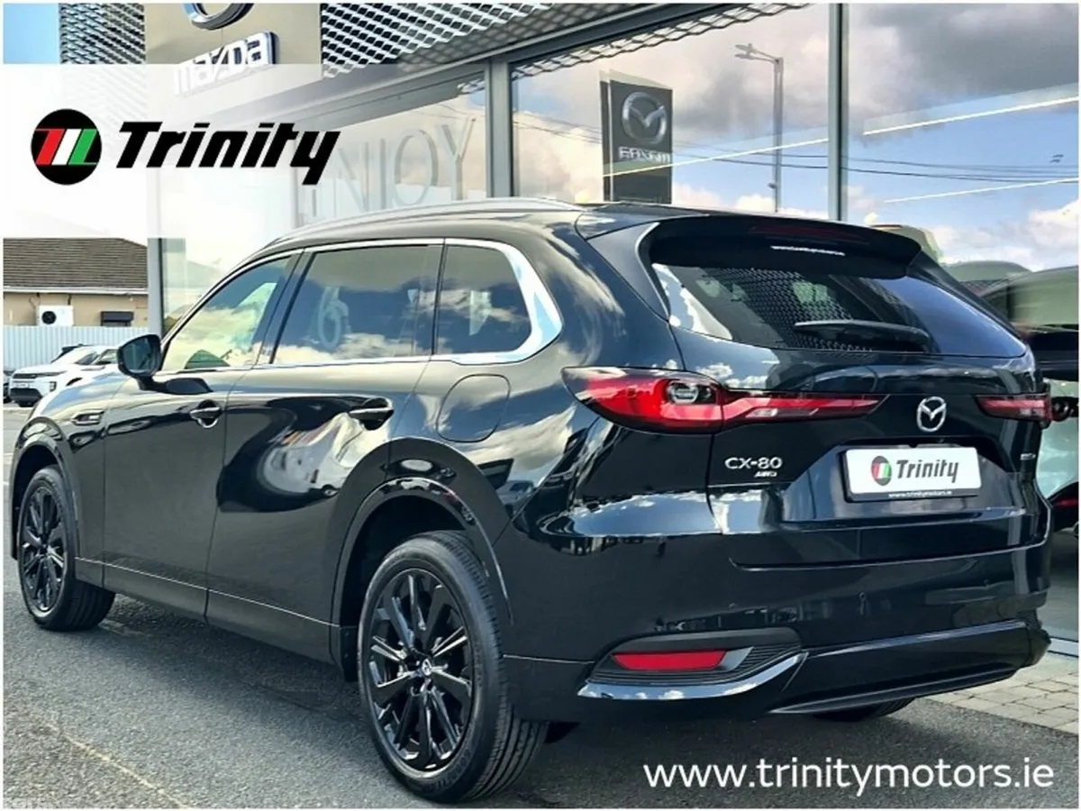 Mazda CX-80 SUV, Petrol Plug-in Hybrid, 2027, Black