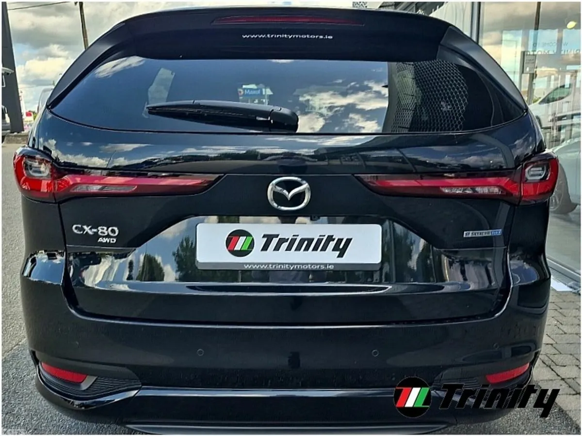 Mazda CX-80 SUV, Petrol Plug-in Hybrid, 2027, Black