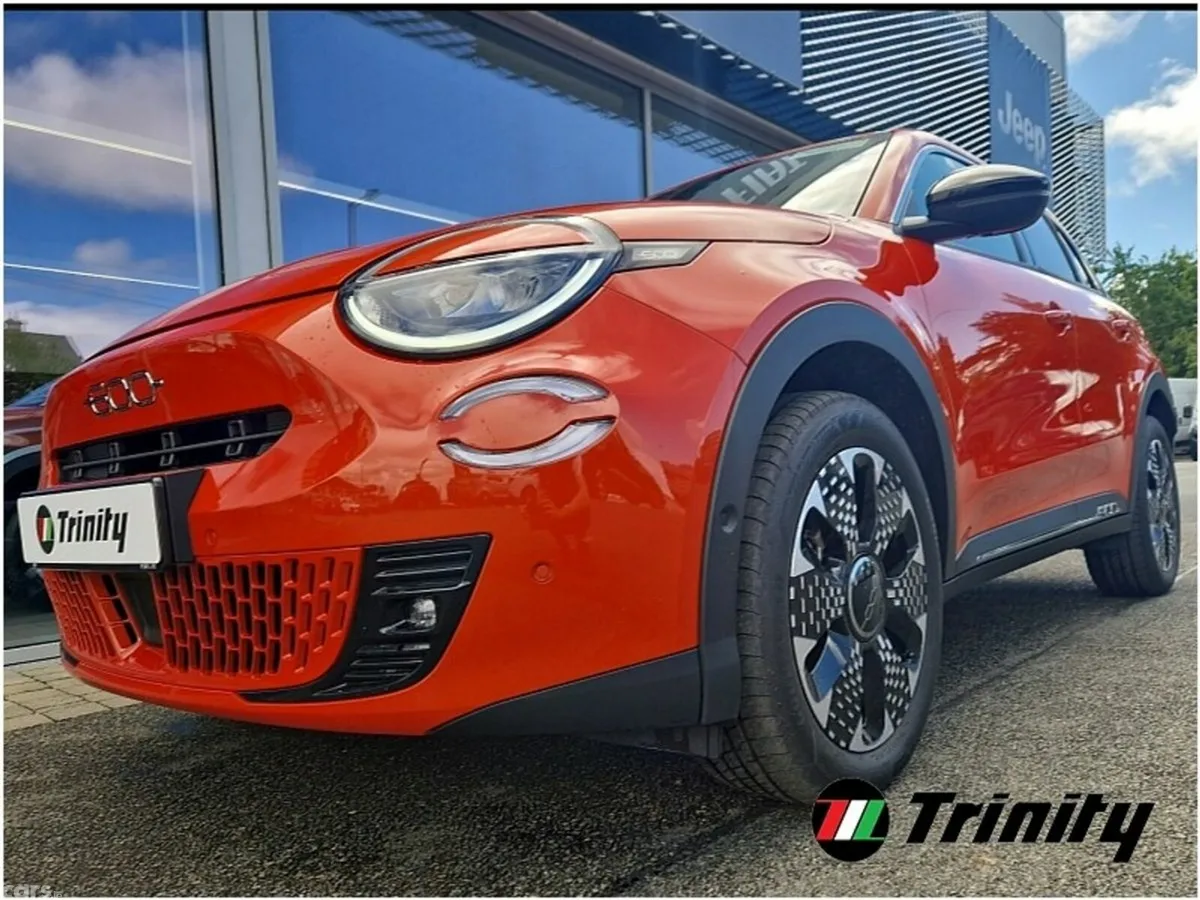 Fiat 600 SUV, Electric, 2026, Orange