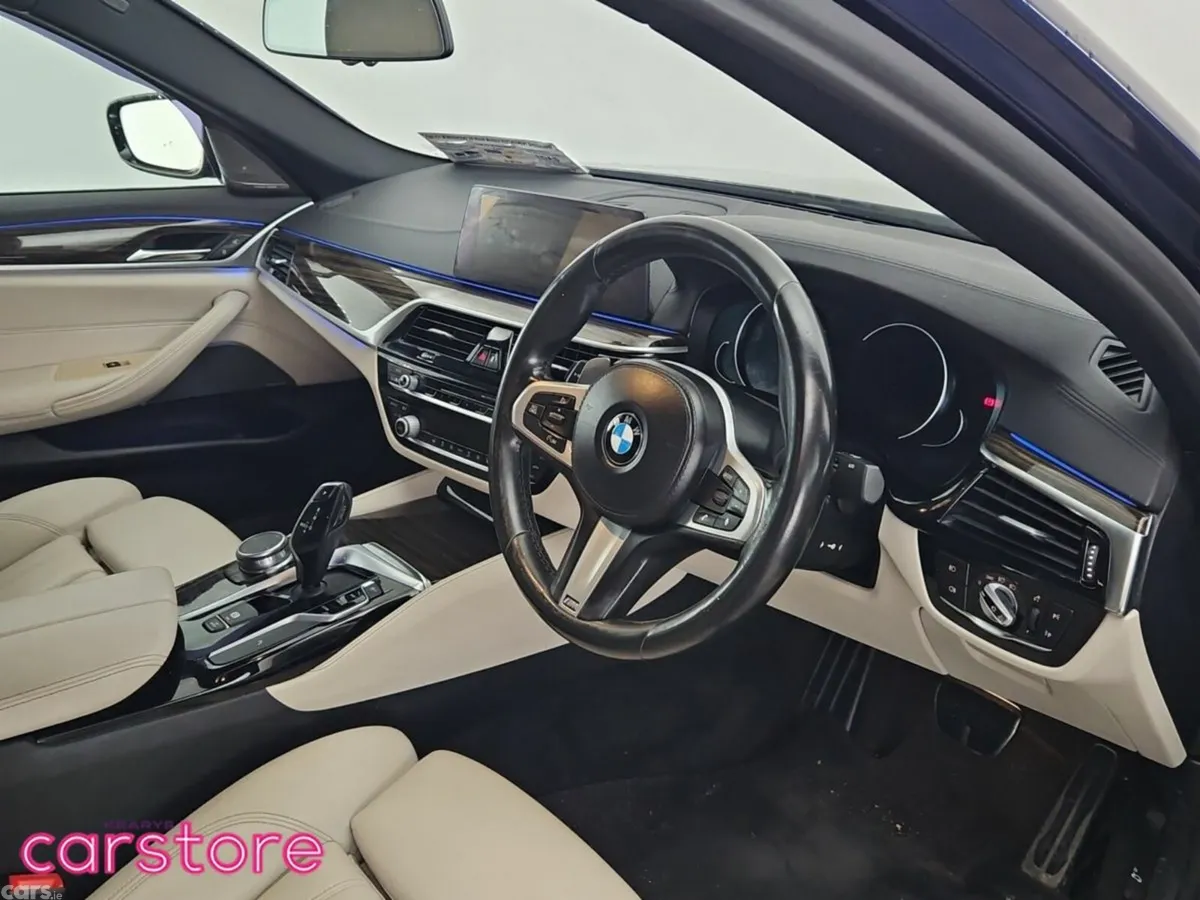 BMW 5-Series Saloon, Diesel, 2018, Blue