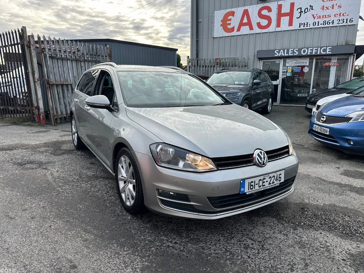 Volkswagen Golf Estate, Diesel, 2016, Silver