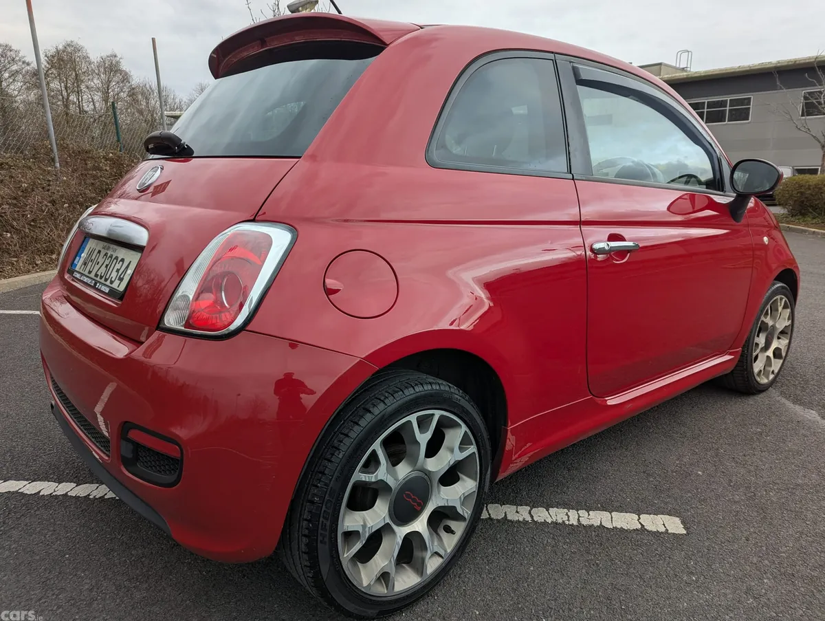 Fiat 500 Hatchback, Petrol, 2014, Red