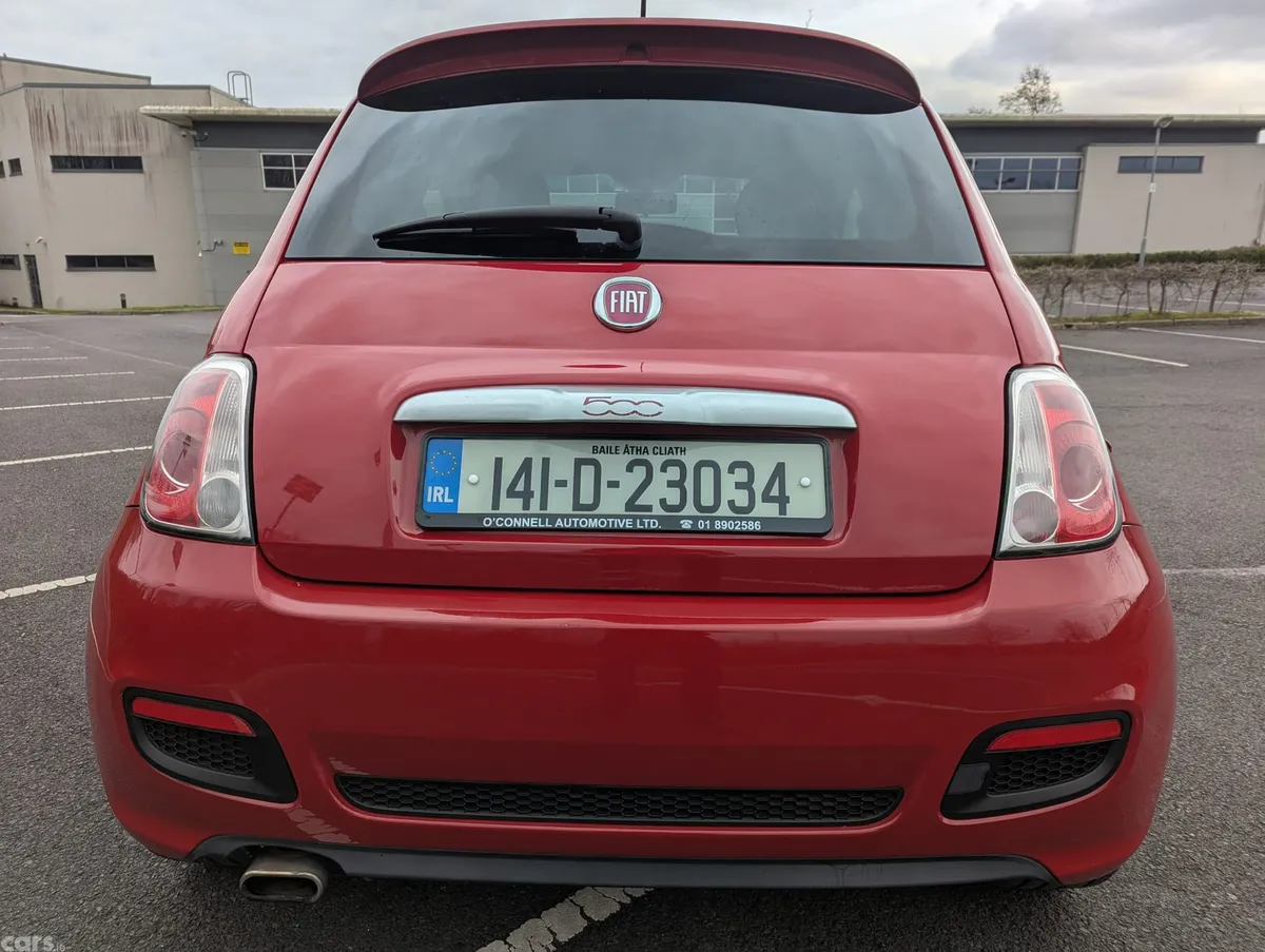 Fiat 500 Hatchback, Petrol, 2014, Red