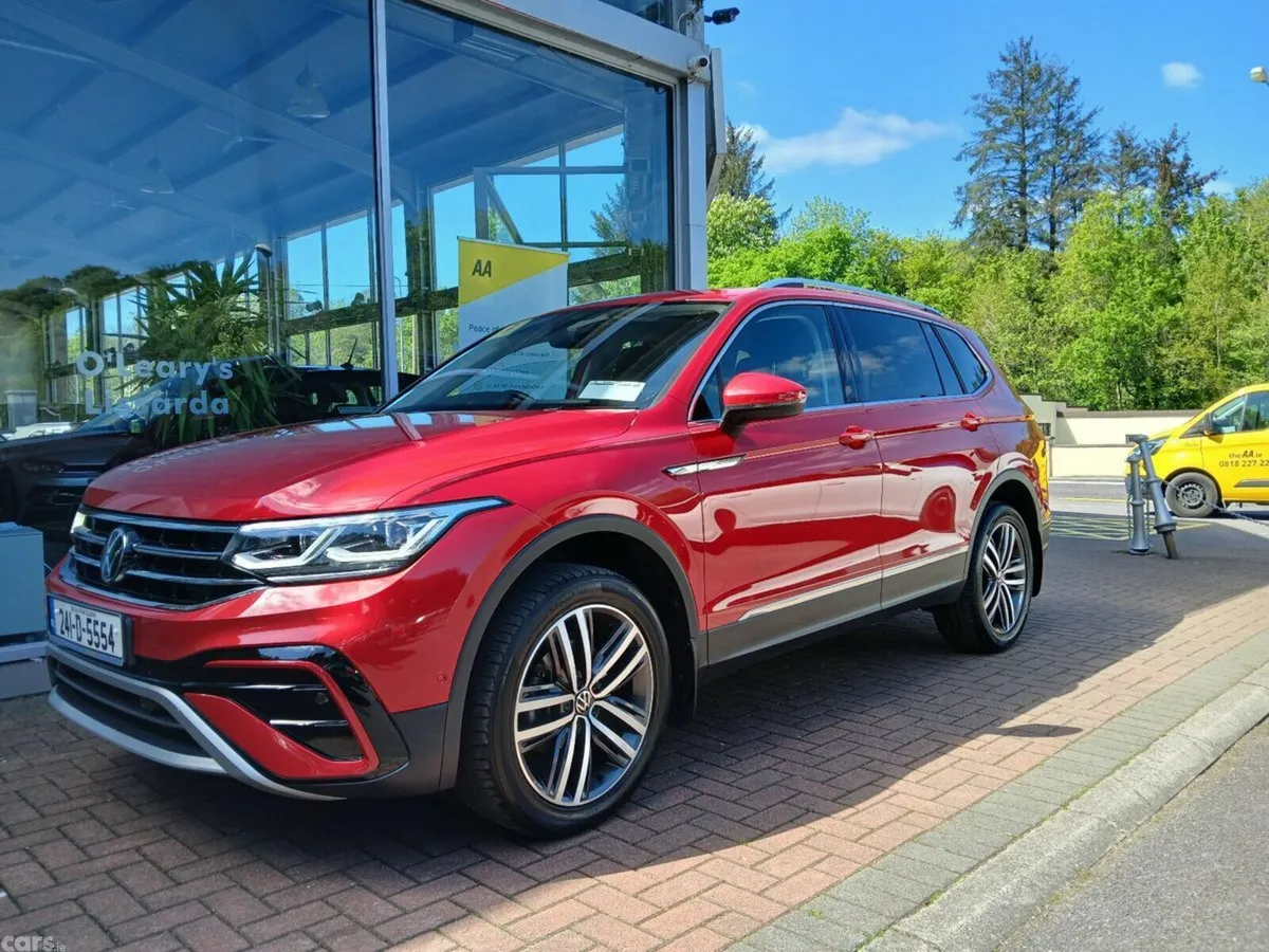 Volkswagen Tiguan Allspace SUV, Diesel, 2024, Red