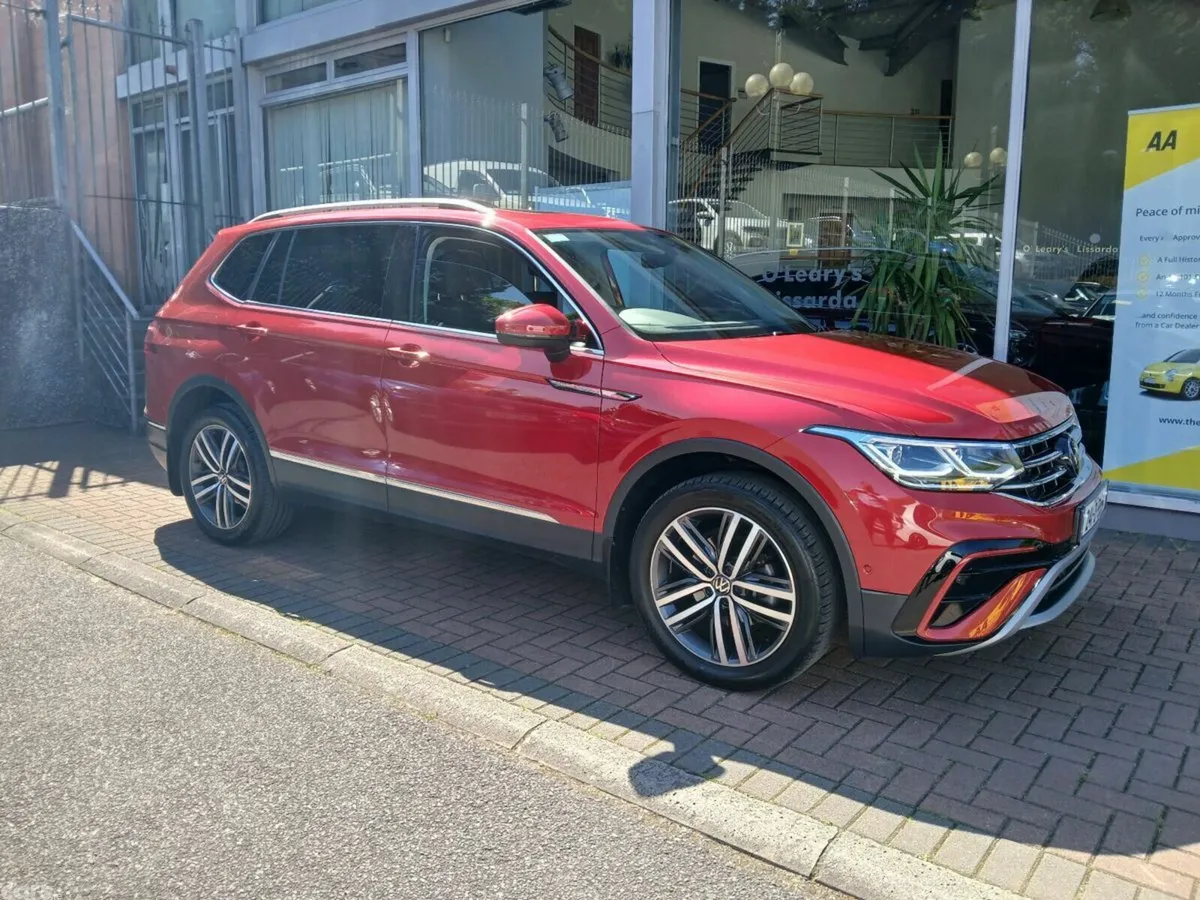 Volkswagen Tiguan Allspace SUV, Diesel, 2024, Red