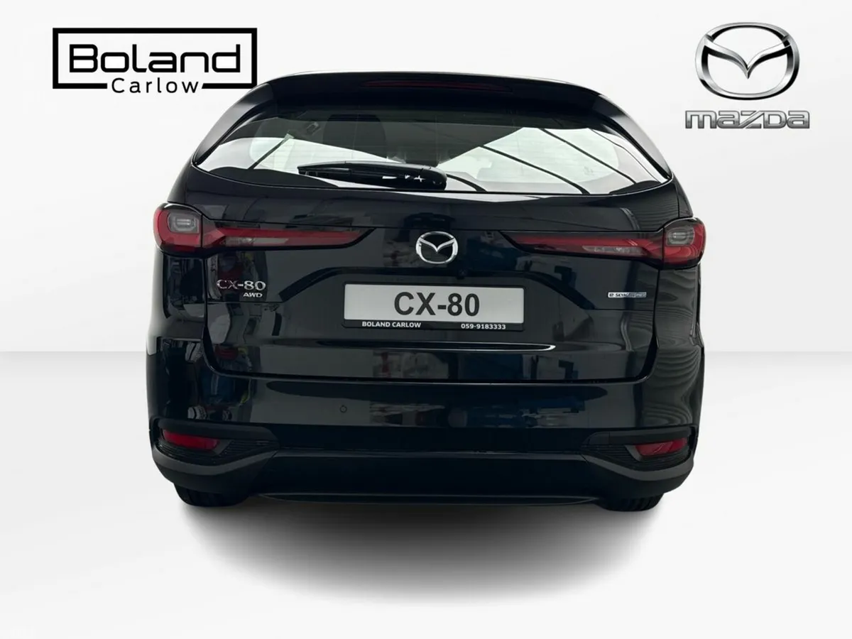 Mazda CX-80 SUV, Petrol Plug-in Hybrid, 2026, Black
