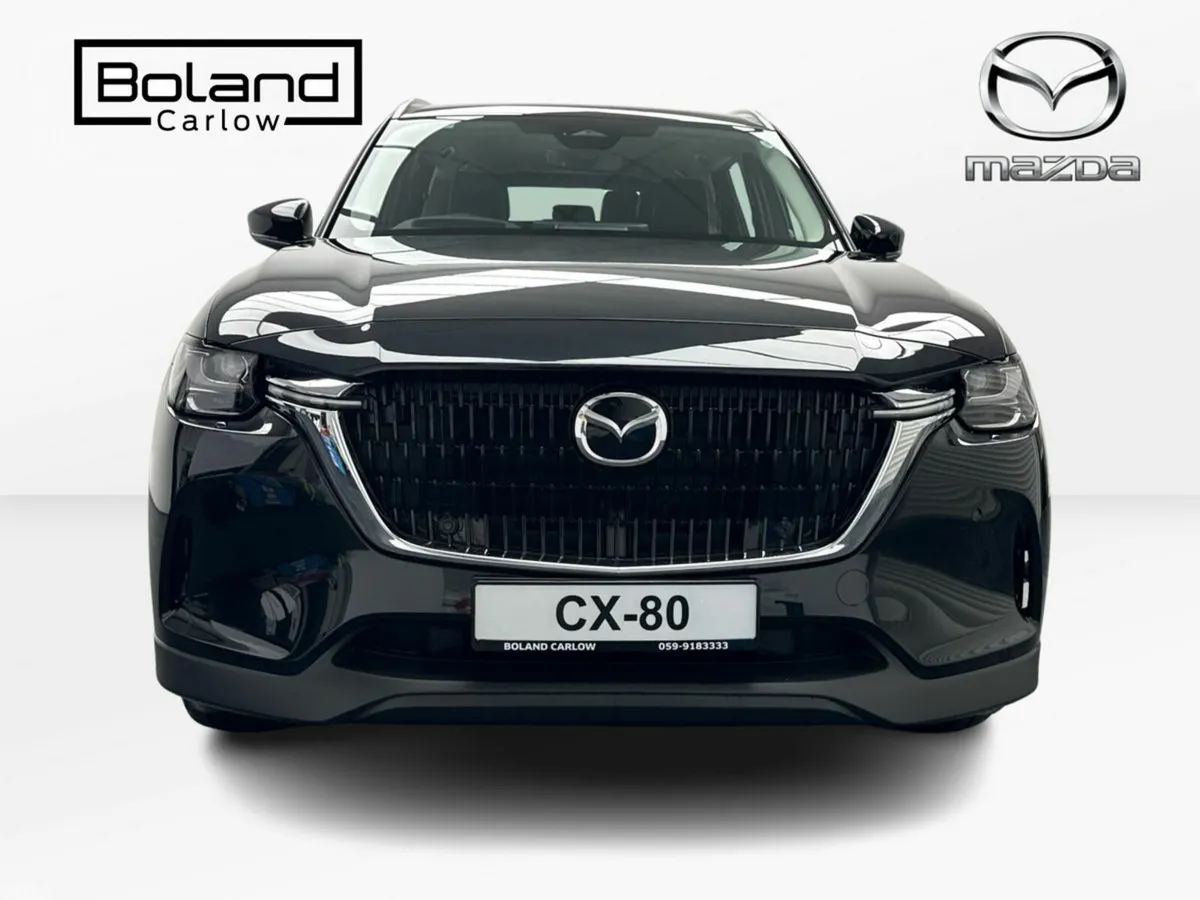Mazda CX-80 SUV, Petrol Plug-in Hybrid, 2026, Black