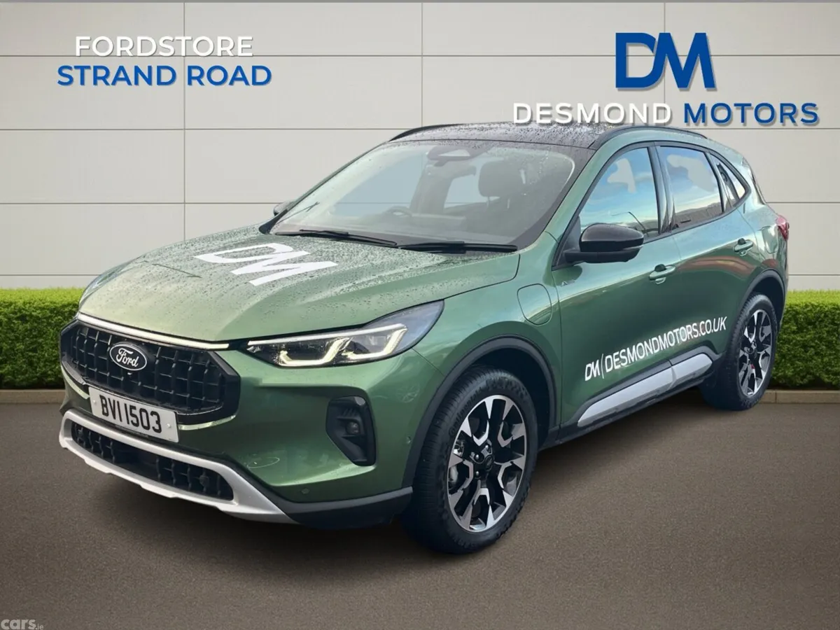 Ford Kuga SUV, Petrol Hybrid, 2025, Green