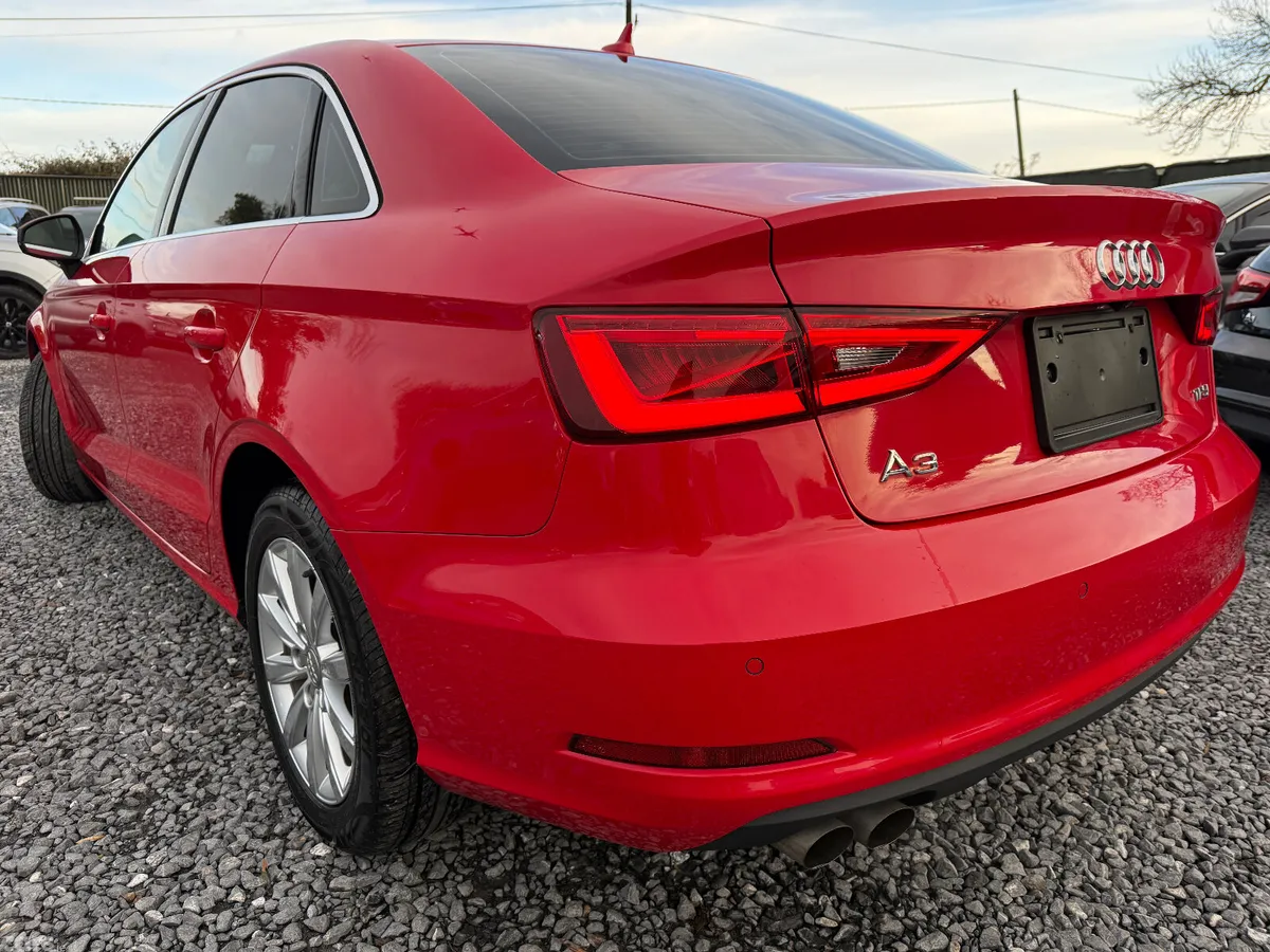 Audi A3 Saloon, Petrol, 2016, Red