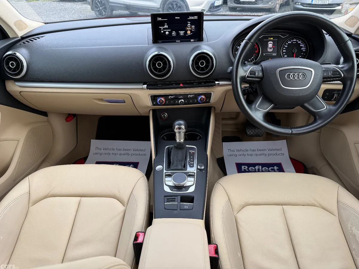 Audi A3 Saloon, Petrol, 2016, Red